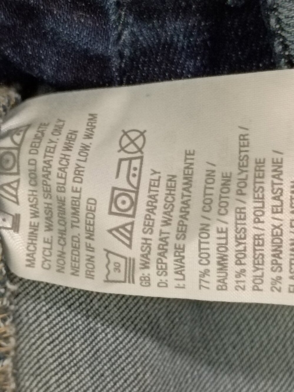 Belle by Kim Gravel Boho Flare Leg Pull-On Jeans – Women’s Denim Size 16 - Picture 6 of 6